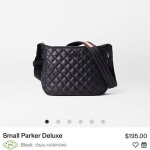 MZ Wallace SMALL Parker bag.